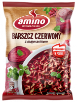 Zupa Nudle Barszcz Czerwony 69g Amino