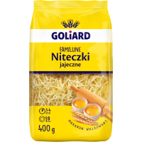 Makaron Niteczki Jajeczne Familijne 400g Goliard