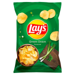 Chipsy Lays Zieloną Cebulką 130g