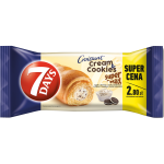 Rogalik 7 Days Super Max z Kremem Waniliowym z Kawałkami Ciastek 110g