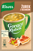 Zupa Gorący Kubek Żurek z Grzankami 17g Knorr