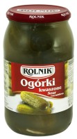 Ogórki Kwaszone 900ml Rolnik