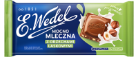 Czekolada Mleczna z Orzechami Laskowymi 80g Wedel