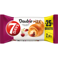 Rogalik 7 Days Max Double z Nadzieniem Waniliowym i Wiśniowym 110g