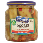 Ogórki Kanapkowe Krokodylki 520g Provitus