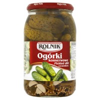 Ogórki Konserwowe 900ml Rolnik