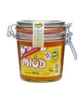 Miód Wielokwiatowy Słoik z Klamrą 550g Apis