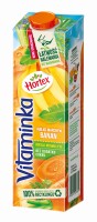 Vitaminka Apfel Karotten Bananesaft 100% 1L Hortex