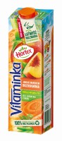 Vitaminka Pfirsich Karotten Apfelsaft 100% 1L Hortex