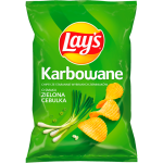 Chipsy Lays Karbowane Zielona Cebulka 130g