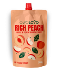 Mousse Apfel-Pfirsich 200g Owolovo