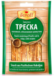 Snack aus Pazifischem Kabeljau in Streifen mit Sesam Bestreut 36g Ikroff