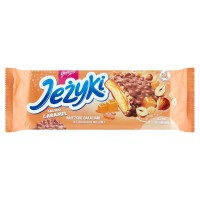 Ciastka Jeżyki Słony Karmel w Czekoladzie Deserowej 140g Goplana