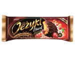 Ciastka Jeżyki Wiśnia w Czekoladzie Deserowej Goplana 140g