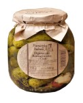 Ogóreczki Konserwowe z Chilli 720ml Piwniczka Babuni