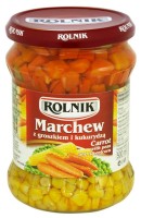 Karotten mit Erbsen und Mais 500ml Rolnik
