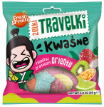 Żelki Travelki Kwaśne Smaki Orientu 80g Wawel