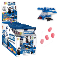 Cukierki z Klockami Surprise Toy Policja 5g Maxco