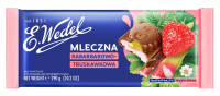 Czekolada Mleczna Rabarbarowo-Truskawkowa 289g Wedel