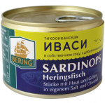Sardynki w Sosie Własnym i Oleju Sojowym 245g Bering
