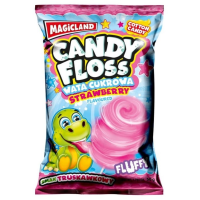 Wata Cukrowa Candy Floss o Smaku Truskawkowym 50g Gibar