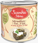Schweine- und Rindfleischkohl in Weinblaettern - Sarmalute Scandia in Foi Vita cu Carne de Porc si Vita 400g Scandia Sibiu
