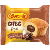 Mini- Napfkuchen mit Milchschokoladenfüllung - Chec Mini Ciocolata 50g Boromir
