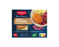 Kotlet Pożarski z Modrą Kapustą i Puree Ziemniaczanym z Koperkiem 400g U Jędrusia