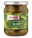 Ogórki w Ocćie 3-6cm - Castraveti Extra in Otet 490g Raureni
