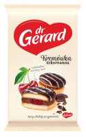 Ciastka Kremówki Dekorowane Wiśniowo-Czekoladowe 165g Dr Gerard