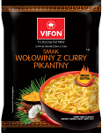 Zupa Vifon Smak Wołowiny z Curry Pikantny 70g Tan-Viet