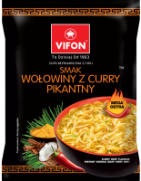 Zupa Vifon Smak Wołowiny z Curry Pikantny 70g Tan-Viet