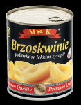 Brzoskwinie MK Połówki w Lekkim Syropie 820g Konshurt