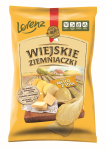 Chipsy Wiejskie Ziemniaczki Masło z Solą 130g Lorenz
