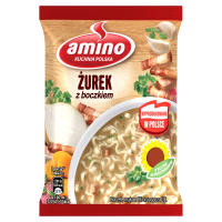 Zupa Nudle Żurek Śląski z Boczkiem 64g Amino