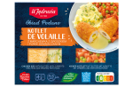 De Volaille mit Butter, Karotten, Erbsen und Kartoffelpüree 400g U Jędrusia
