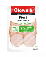 Gebratene Hähnchenbrust in Scheiben 100g Olewnik
