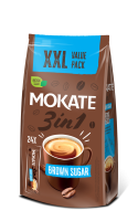 3-in-1 Instantkaffee mit Braunem Zucker 24x15g Mokate