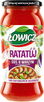 Sos Ratatuj 8 Warzyw po Śródziemnomorsku 500g Łowicz