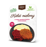 Kotlet Mielony z Puree Ziemniaczanym i Buraczkami 400g Virtu