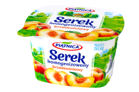 Serek Homogenizowany Brzoskwiniowy 150g Piątnica