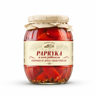 Papryka w Occie Jabłkowym 900g Polska Wieś