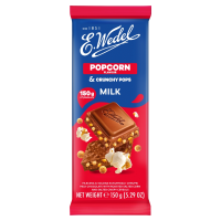 Czekolada Mleczna z Solonym Popcornem i Chrupkami 150g Wedel