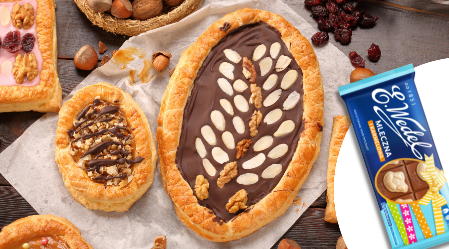 Oster-Mazurka mit Milchkaramell