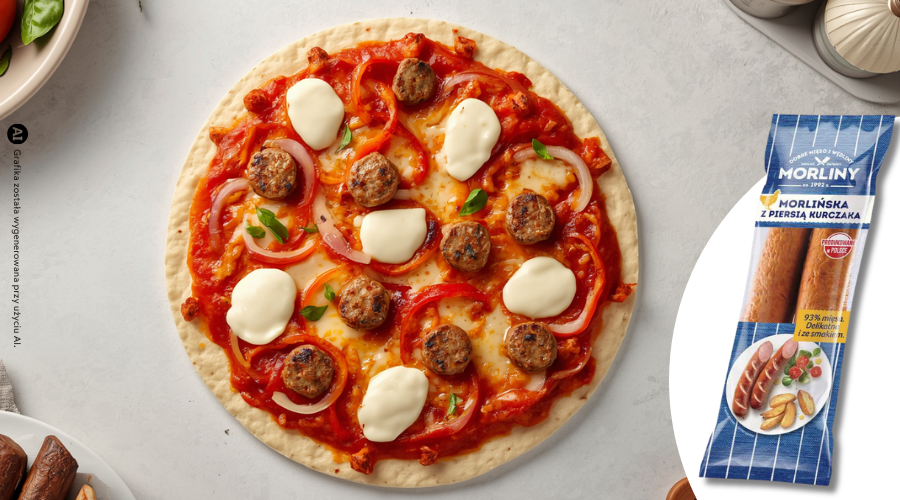 Pizza na tortilli z Air Fryera